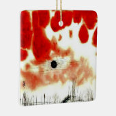 ポール・クレー絵画の有名な雲がバーを越えて セラミックオーナメント (右)