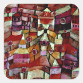 ポール・クレー絵画ズ・オース・ガーデン スクエアシール (正面)