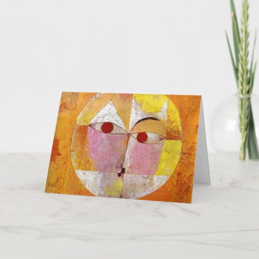 ポール・クレー絵画セネシオ カード (正面)