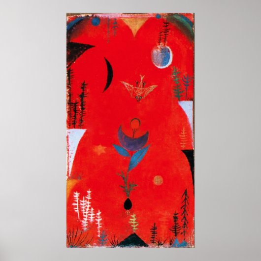 ポール・クレー花神話ポスター ポスター (正面)