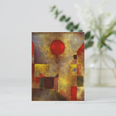 ポール・クレー赤バルーンポストカード ポストカード (スタンド正面)