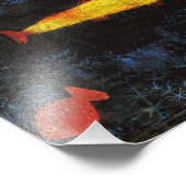 ポール・クレー金魚ヴィンテージ水彩画 フォトプリント            (角)