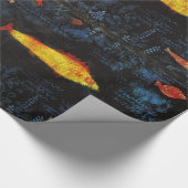 ポール・クレー金魚ヴィンテージ水彩画 ラッピングペーパー (角)