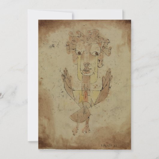 ポール・クレー – アンジェルス・ノヴス カード (正面)