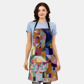 ポール・クレー・キャッスル・ガーデン エプロン (着用した状態)