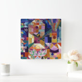 ポール・クレー・キャッスル・ガーデン スクエア壁時計 (ホーム)