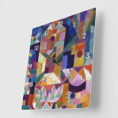 ポール・クレー・キャッスル・ガーデン スクエア壁時計 (傾斜)