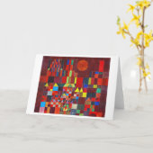 ポール・クレー・キャッスル&サン カード (黄色い花)