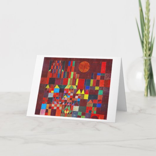 ポール・クレー・キャッスル&サン カード (正面)