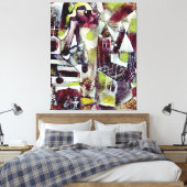 ポール・クレー – スワンプレジェンド キャンバスプリント (インサイチュ (寝室))