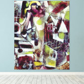 ポール・クレー – スワンプレジェンド キャンバスプリント (インサイチュ (ウッドフロア))