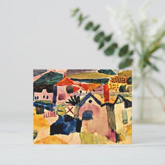 ポール・クレー・セント・ジェルマンの見解 ポストカード (スタンド正面)