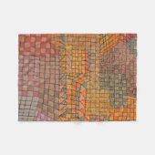 ポール・クレー – タウンキャッスル フリースブランケット (正面(横))