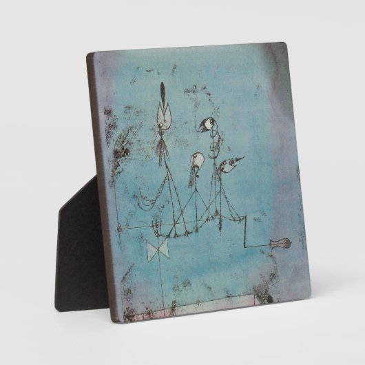 ポール・クレー・ツイッターリングマシンプラーク フォトプラーク (正面)