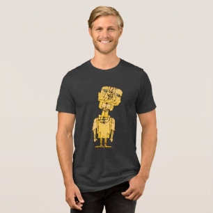 ポール・クレー・トリー・ブレンド・ティーによる天才幽霊 トライブレンドTシャツ