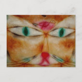 ポール・クレー、ネコとバード。 ポストカード (正面)