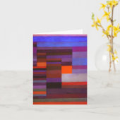 ポール・クレー・ファイアの夕べ・ノート・カード カード (黄色い花)