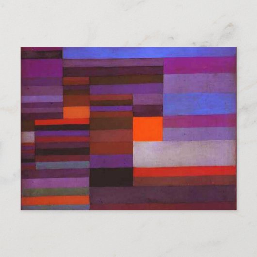 ポール・クレー・ファイア夕べはがき ポストカード (正面)