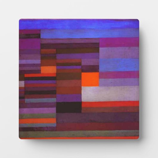 ポール・クレー・ファイア夕べ・プラーク フォトプラーク (正面)