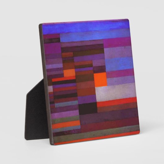 ポール・クレー・ファイア夕べ・プラーク フォトプラーク (正面)