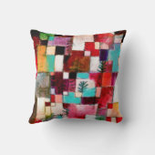 ポール・クレー・レッド・グリーンとバイオレット クッション (裏面)