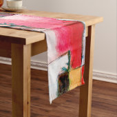 ポール・クレー・レッド・グリーンとバイオレット ショートテーブルランナー (インサイチュ)