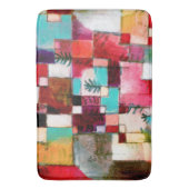 ポール・クレー・レッド・グリーンとバイオレット バスマット (正面縦)