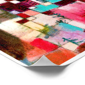 ポール・クレー・レッド・グリーンとバイオレット ポスター (角)