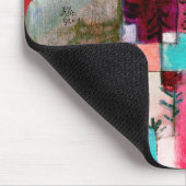 ポール・クレー・レッド・グリーンとバイオレット マウスパッド (コーナー)