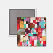 ポール・クレー・レッド・グリーンとバイオレット マグネット (正面/裏面)