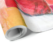 ポール・クレー・レッド・グリーンとバイオレット ラッピングペーパー (ロールコーナー)