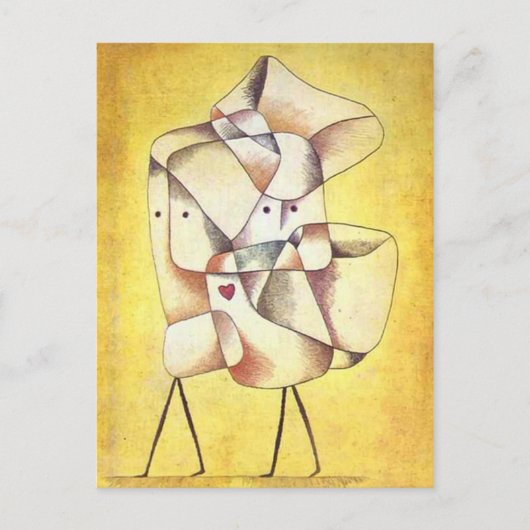 ポール・クレー – 兄弟姉妹 ポストカード (正面)