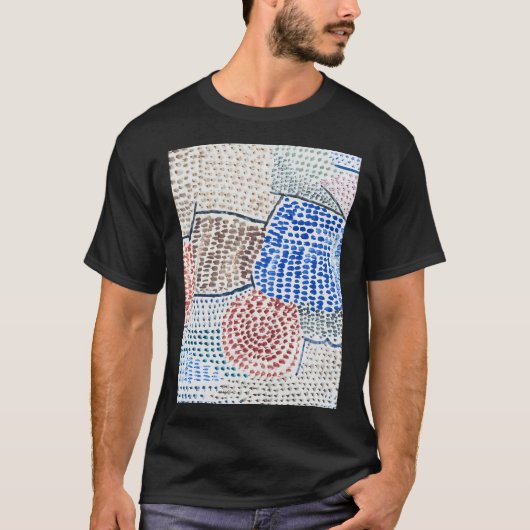 ポール・クレー 古木 Alte Bäume ( 抽象的なパター Tシャツ (正面)