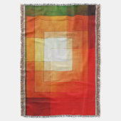 ポール・クレー 白枠のポリフォニック(White Framed Polyphonically) スローブランケット (正面縦)