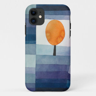 ポール・クレー 秋の使者 ブルー モダン アブストラクト iPhone 11 ケース