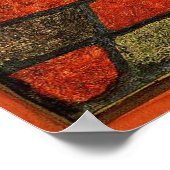 ポール・クレー、花は石に。 ポスター (角)