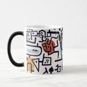 ポール・クレー 豊かなポートの抽象芸術 マグカップ (左)