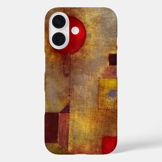 ポール・クレー 赤い風船 アブストラクト カラフル アート  Case-Mate iPhoneケース (裏面)