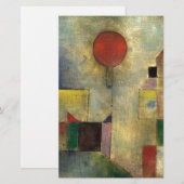 ポール・クレー 赤い風船 便箋 (正面/裏面)