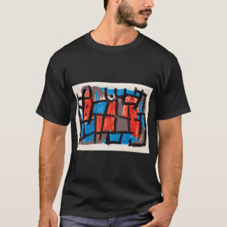 ポール・クレー 青い夜 ( 抽象的なパターン・表現主義・キュビズム・シュルレアリスム ) Tシャツ