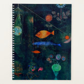 ポール・クレー 魚の魔法 アブストラクト 絵画 グラフィックアート プランナー手帳 (正面)