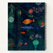 ポール・クレー「魚の魔法」抽象画 グラフィックアート ノートブック (裏面)
