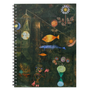 ポール・クレー「魚の魔法」抽象超現実主義アート ノートブック