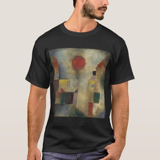 ポール・クレー 鳥の風景 (抽象パターン・エクスプレ Tシャツ (正面)