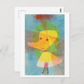 ポール・ク絵を描リー氏: "Small Garden幽霊" 1929 ポストカード (正面/裏面)