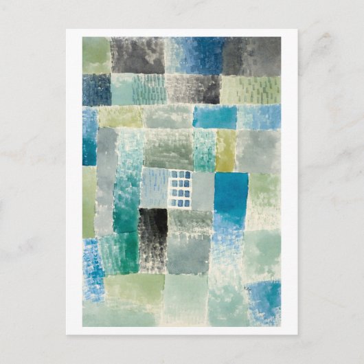 ポール・ク絵画リーの「入植地の最初の家」 ポストカード (正面)