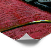 ポール・グスターブフィッシャー美術 – コペンハーゲン電車内 ポスター (角)