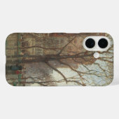 ポール・コーノワイエ「雨の日、マディソン・スクエア、ニューヨーク」 Case-Mate iPhoneケース (裏面 (横))