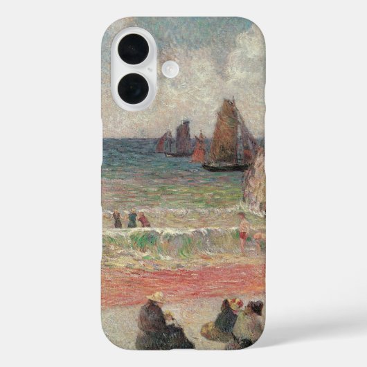 ポール・ゴーガンによる『ディエップの水浴』、ヴィンテージ ファインアート Case-Mate iPhoneケース (裏面)