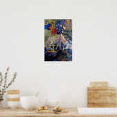 ポール・ゴーガンによる「白馬」、ヴィンテージ ファインアート ポスター (キッチン)